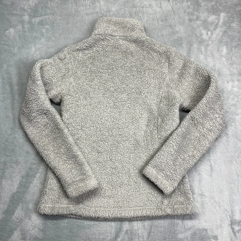 Patagonia Worn Wear Los Gatos Sweater Womens Small Gray Fleece Cozy Warm 1/4 Zip